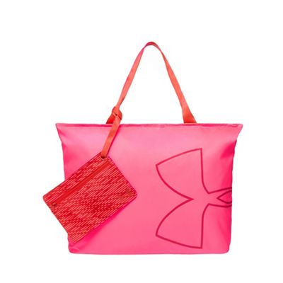 Large pink tote bag